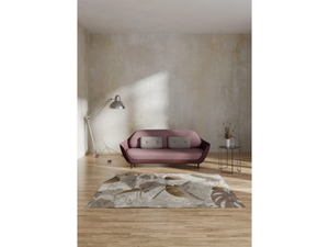 MIRAGGIO - Rectangular polyester fibre rug with floral pattern - Carpet by STYL’EDITIONS