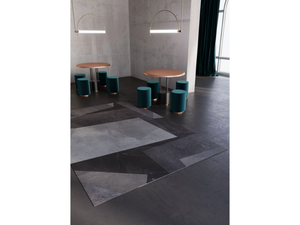 MISURE - Rectangular polyester fibre rug with geometric shapes - Carpet by STYL’EDITIONS