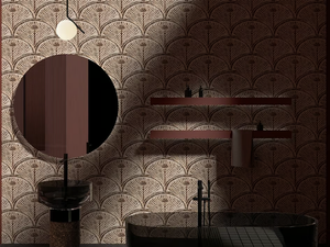 PAVONE - Geometric wallpaper - Wallpaper by STYL’EDITIONS