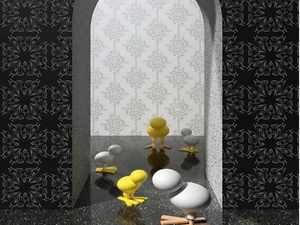 POLLOMATTO - Geometric wallpaper - Wallpaper by STYL’EDITIONS