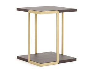 BRIDGE - Square eucalyptus side table - Coffee table by Stylish Club