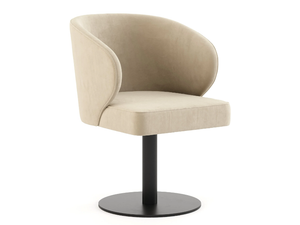 FORTUNE - Swivel upholstered velvet chair - Chair by Stylish Club