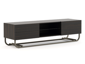 HIS - Wood veneer TV cabinet with doors - Cabinet by Stylish Club