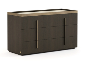 KENSINGTON - Wood veneer chest of drawers - drawer by Stylish Club