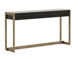 MANHATTAN - Stainless steel and wood console table - Console by Stylish Club