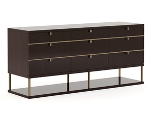 MANHATTAN - Wood veneer chest of drawers - drawer by Stylish Club