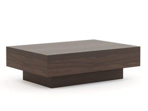 PORTO - Low rectangular wooden coffee table - Coffee table by Stylish Club