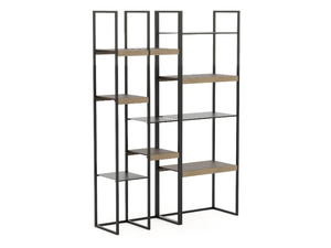 SLENDER - Open double-sided iron bookcase - Cabinet by Stylish Club