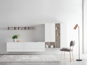 CUBO 64 - Wall-mounted TV wall system - Cabinet by Sudbrock Möbelhandwerk