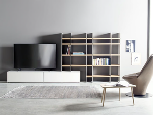 SCALA/GAME 128 - Low TV cabinet with shelves - Cabinet by Sudbrock Möbelhandwerk