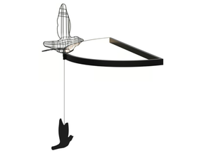 FLIGHT SHADOWS - LED powder coated steel wall lamp - Wall lamp by SVITANOK