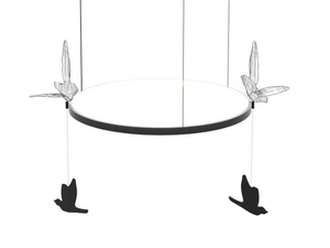 FLIGHT SHADOWS - LED steel pendant lamp - Ceiling lamp by SVITANOK