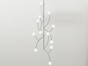 ZUSTRICH - Glass and steel pendant lamp - Ceiling lamp by SVITANOK