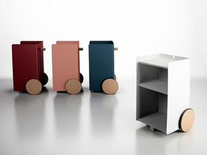 BEN - Steel food trolley - Side table by Systemtronic