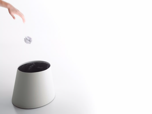 CONEE_S - Steel waste paper bin / plant pot - Accessories by Systemtronic