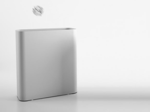 DROPOL - Steel waste paper bin - Accessories by Systemtronic