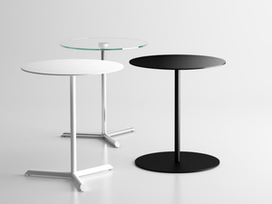 MILL - Round steel bistro side table - Coffee table by Systemtronic