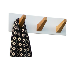 SECOND TREE WALL - Wall-mounted aluminium and wood coat rack - Accessories by Systemtronic