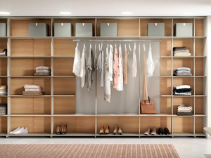 WING - Aluminium walk-in wardrobe - wardrobe by Systemtronic