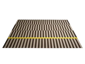 ANNI - Striped rectangular handmade wool rug - Rug by Tacchini