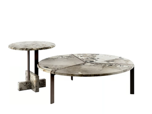 JOAQUIM - Round marble coffee table - Coffee table by Tacchini