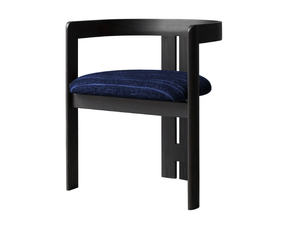 PIGRECO - Wooden chair with integrated cushion - Accessories by Tacchini