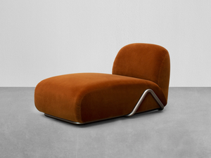 VICTORIA - Fabric chaise longue - Chair by Tacchini