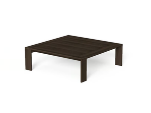 ARGO-WOOD - Square low Accoya® wood garden side table - Side table by Talenti