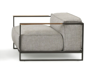 CASILDA - Fabric garden armchair with armrests - Armchair by Talenti