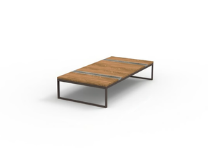 CASILDA - Rectangular wooden garden side table - Side table by Talenti