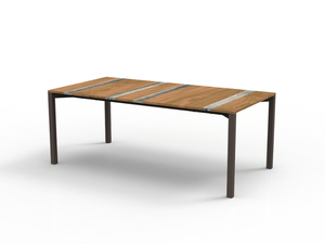 CASILDA - Rectangular wooden garden table - Table by Talenti