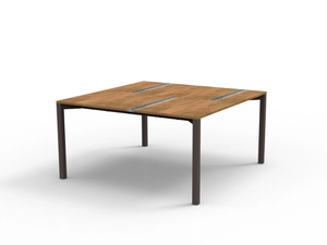 CASILDA - Square wooden garden table - Table by Talenti