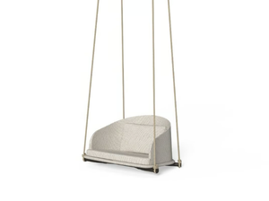 CLEOSOFT-WOOD - Fabric garden hanging chair - Chair by Talenti