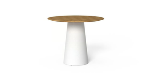 DOLCEVITA - Steel and wood garden table - Table by Talenti