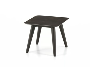 MOON ALU - Square garden side table - Side table by Talenti