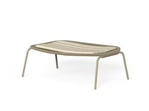 PANAMA - Rectangular rope garden footstool - Pouf by Talenti