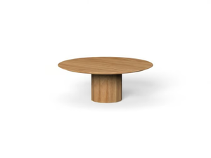 SALINAS - Round wooden coffee table - Side table by Talenti