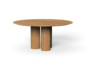 SALINAS - Round wooden garden table - Table by Talenti