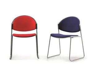 DELFI 080 - Sled base upholstered fabric chair - Chair by TALIN
