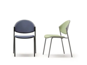 DELFI 083 - Stackable upholstered fabric reception chair - Chair by TALIN