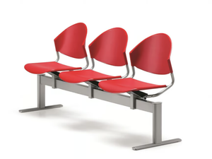 DELFI 086 B3 - Freestanding polypropylene beam seating - Bench by TALIN