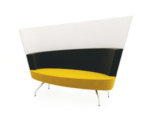 EL2DK - Fabric small sofa high-back - Sofa by TALIN