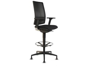 HON 2012 - Swivel height-adjustable office stool with Armrests - Stool by TALIN