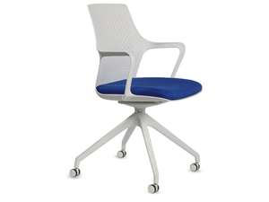 JOY 504 R - Trestle-based Nylon® chair with armrests - Chair by TALIN