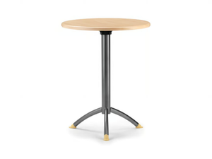 KOMBY 940 W - Round MDF table with 4-star base - Table by TALIN