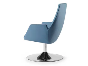 NUBIA 2911 - Swivel high-back leather executive chair with armrests - Office Chair by TALIN