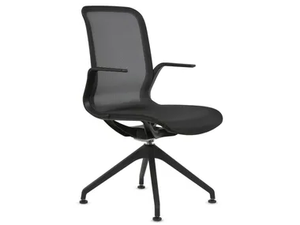REYNET 1659 - Trestle-based mesh office chair with armrests - Office Chair by TALIN