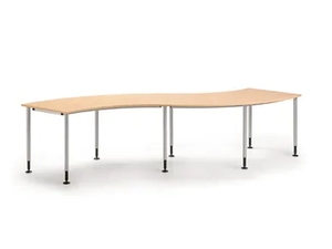 SYSTEM 794 - Height-adjustable sectional office desk - Desk by TALIN