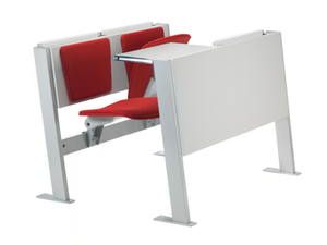 VEKTA 135 - Bench desk with integrated chairs - Desk by TALIN