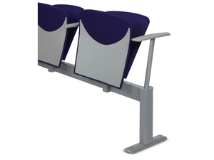 VULCAN A120 - Freestanding beam seating with armrests - Bench by TALIN